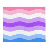 Alternative Genderfluid Throw Blanket